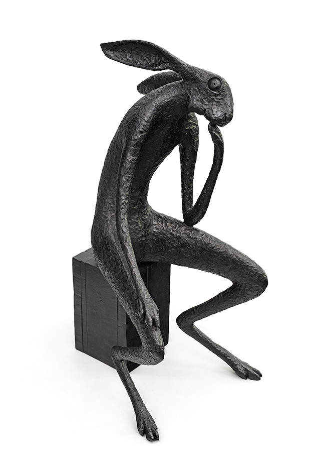 Pierre Voituriez, « Le grand penseur », Bronze, 105 x 45 x 57 cm