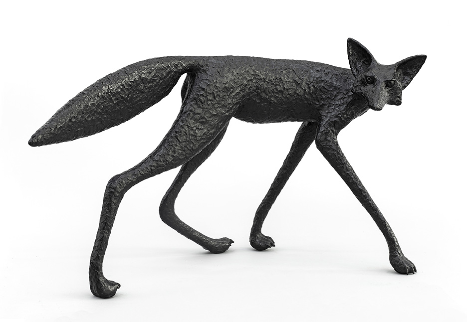 Pierre Voituriez, « Interpellé », Bronze, 63 x 109 x 45 cm