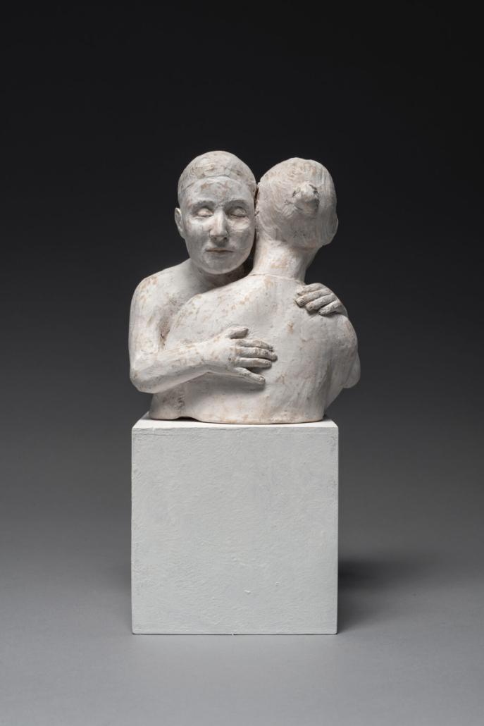 Agnès Baillon, « Consolation », Faïence peinte et cirée, Hauteur : 15 cm