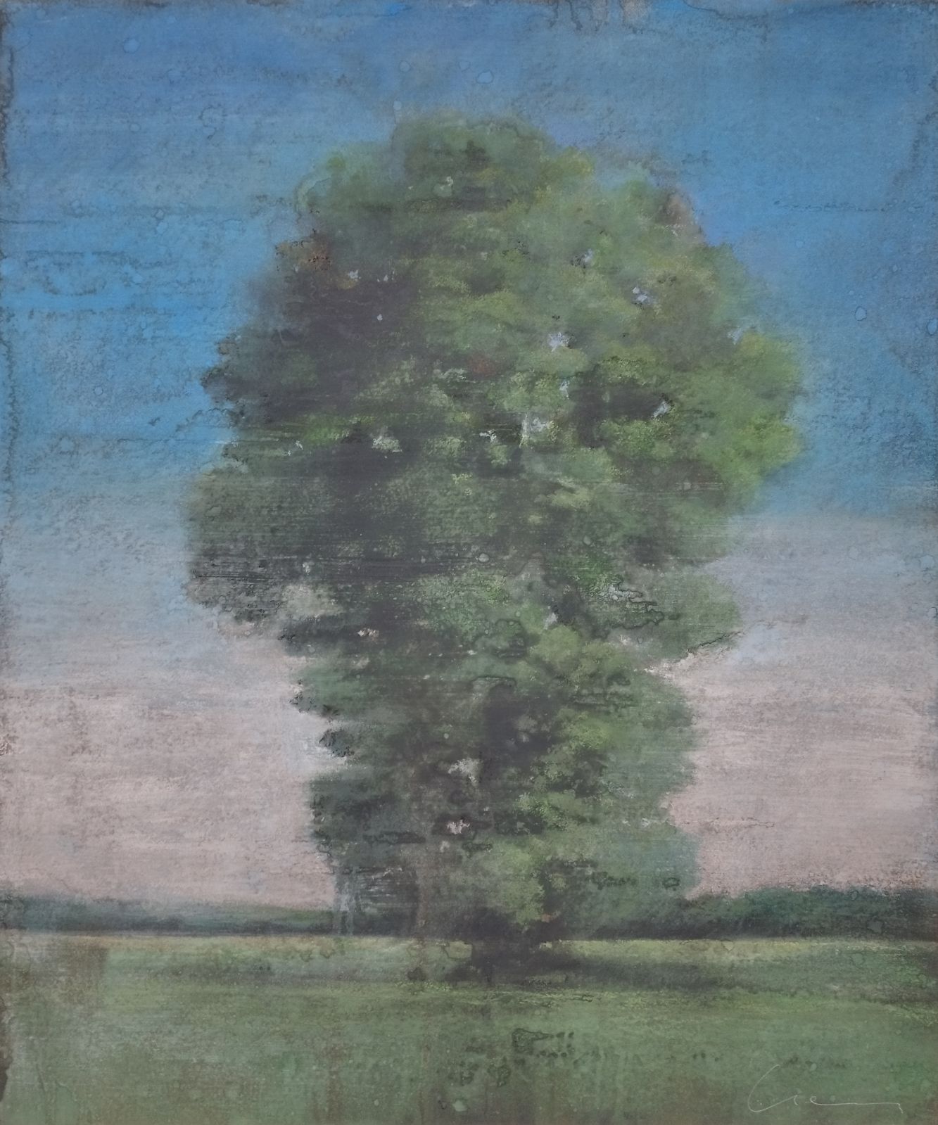 Yves Crenn, « Sans titre », Pastel, 95 x 80 cm