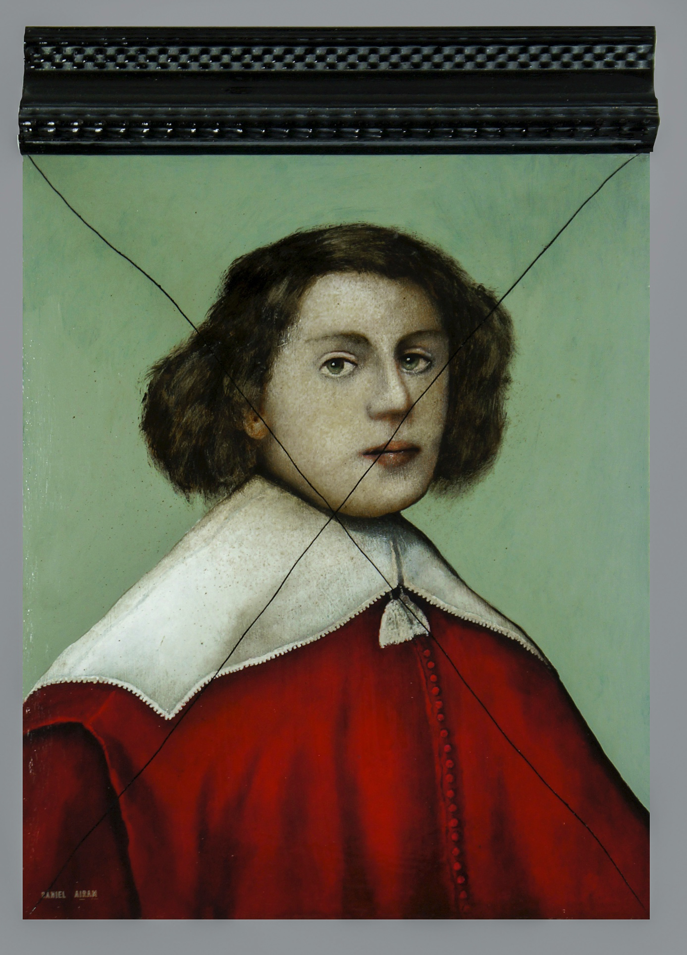 Daniel Airam, « Sans titre », Acrylique sur bois, 58 x 40 cm