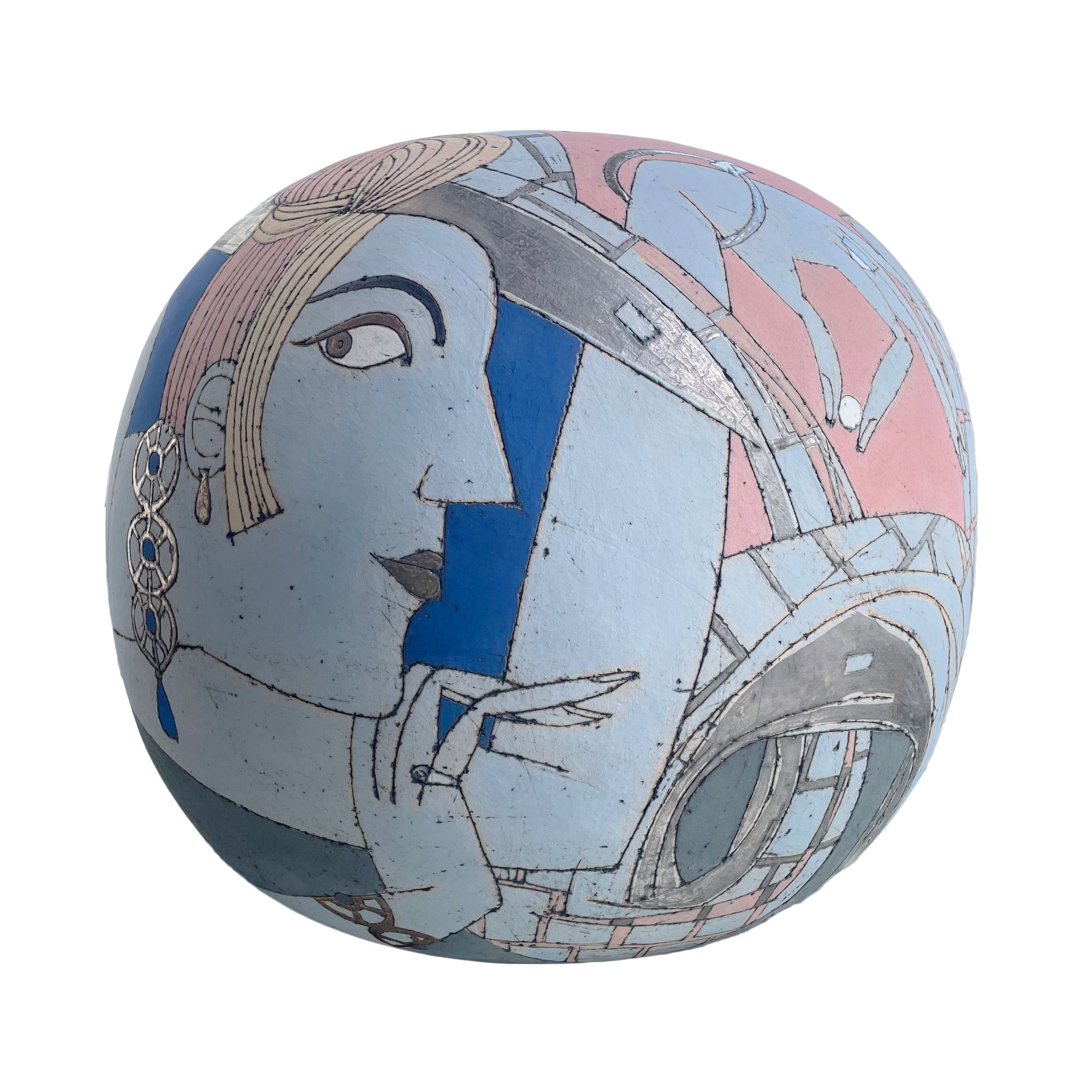 Nina Khemchyan, « Perle rare », Céramique, ø53 cm