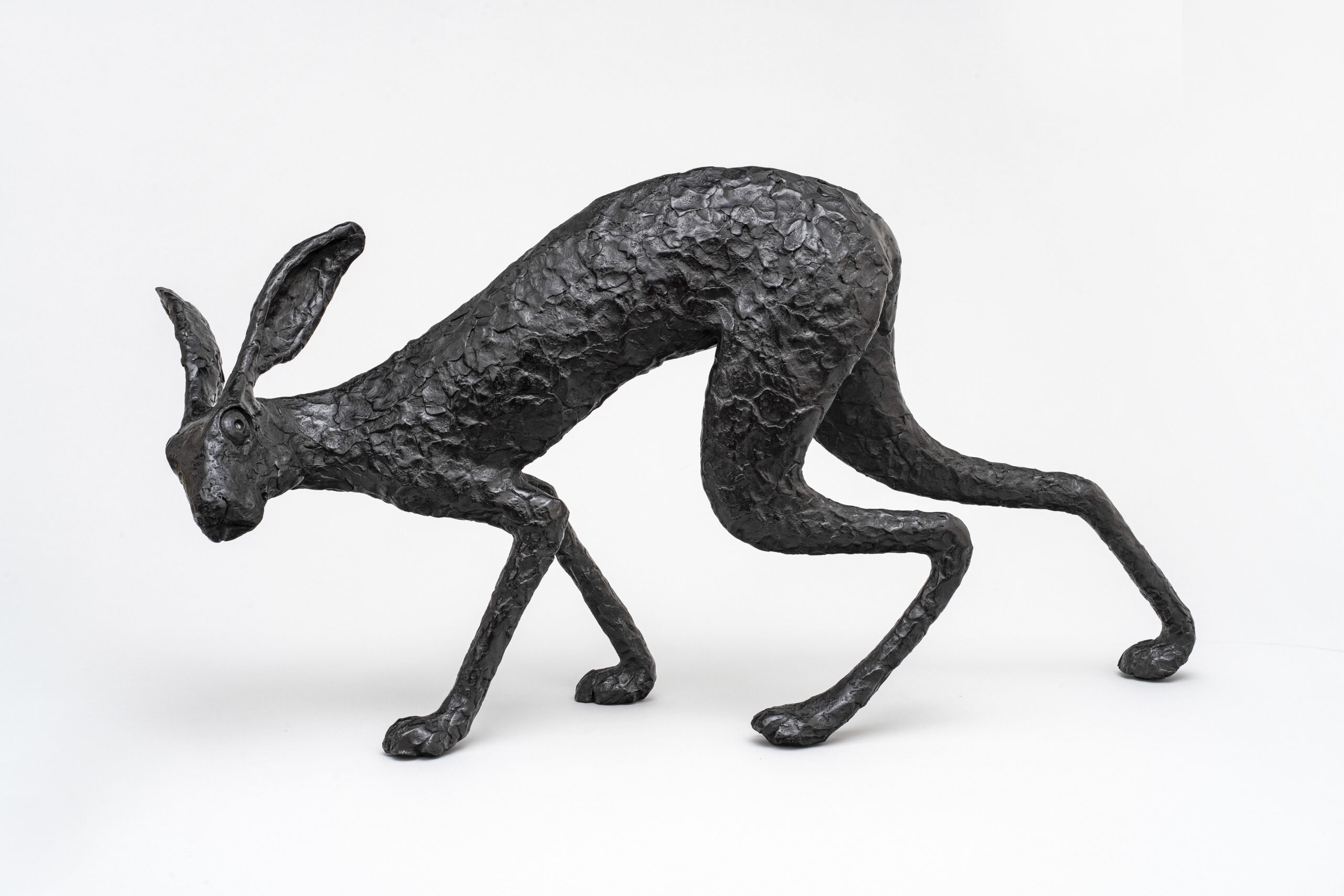 Pierre Voituirez, « Faux départ », Bronze, 35 x 70 x 21 cm