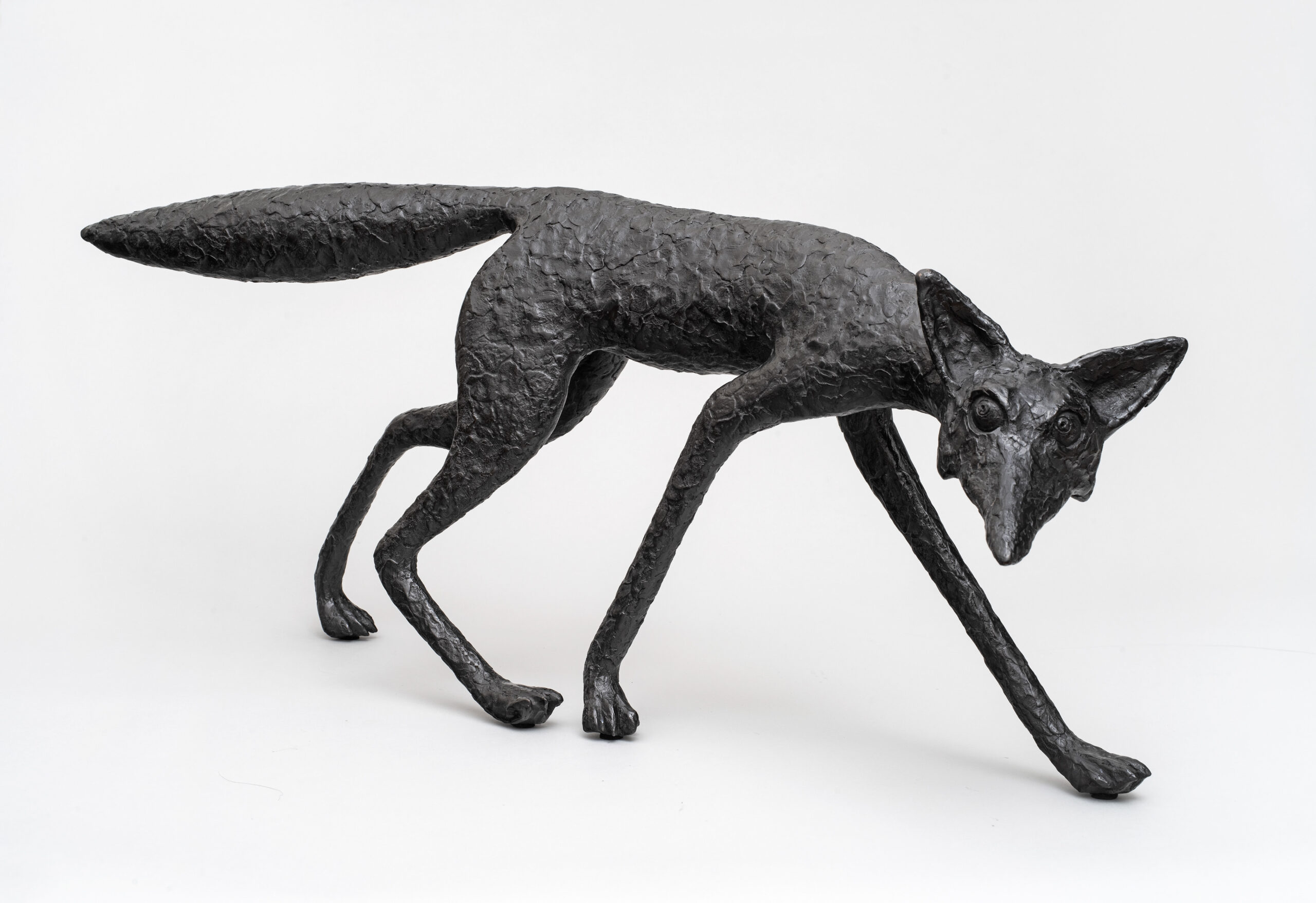 Pierre Voituirez, « Le fourbe », Bronze, 35 x 87 x 20 cm