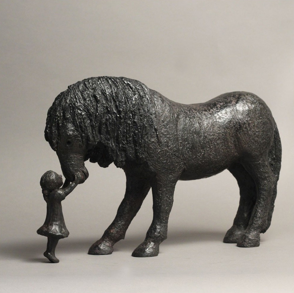 Sophie Verger, « Mon merens », Bronze, 26 x 39 x 12 cm