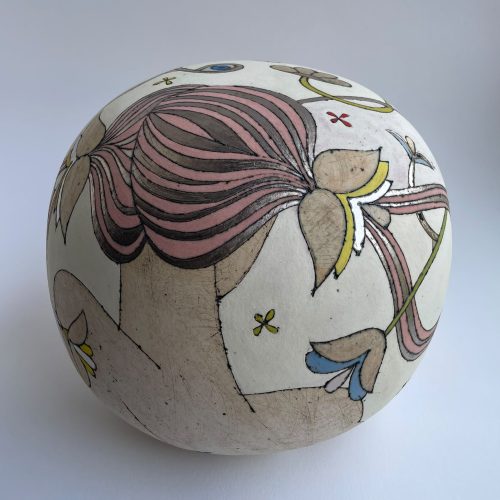 Nina Khemchyan, "Levé du jour", Céramique, ø46 cm